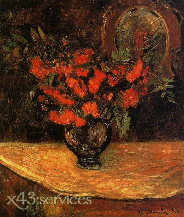 Paul Gauguin - Blumen in einer Vase